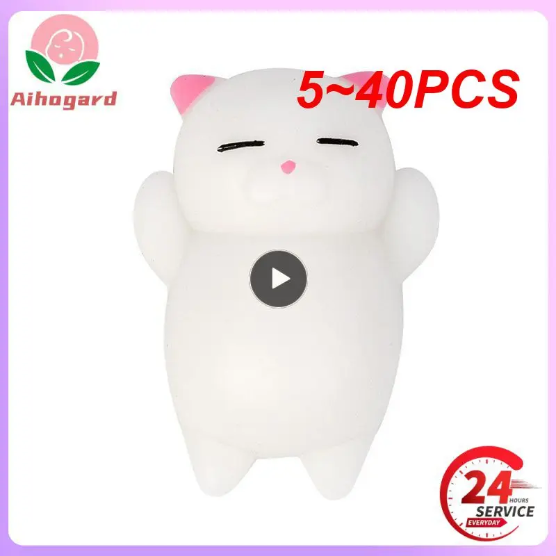 

5~40PCS Squishy Toy Cute Animal Antistress Ball Squeeze Mochi Rising Toy Abreact Soft Sticky Squishi Stress Relief Toys Funny