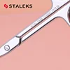 STALEKS Russian Nail Scissors High Quality Stainless Steel Eyebrow Scissors Profession Trim Nose Hair Makeup Tool SC-11-1 4