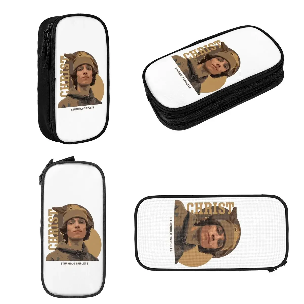 Sturniolo Triplets Pencil Cases Large Storage Pen Bags Pen Box Pencil Pouch For Boys Girls Students Stationery School Office