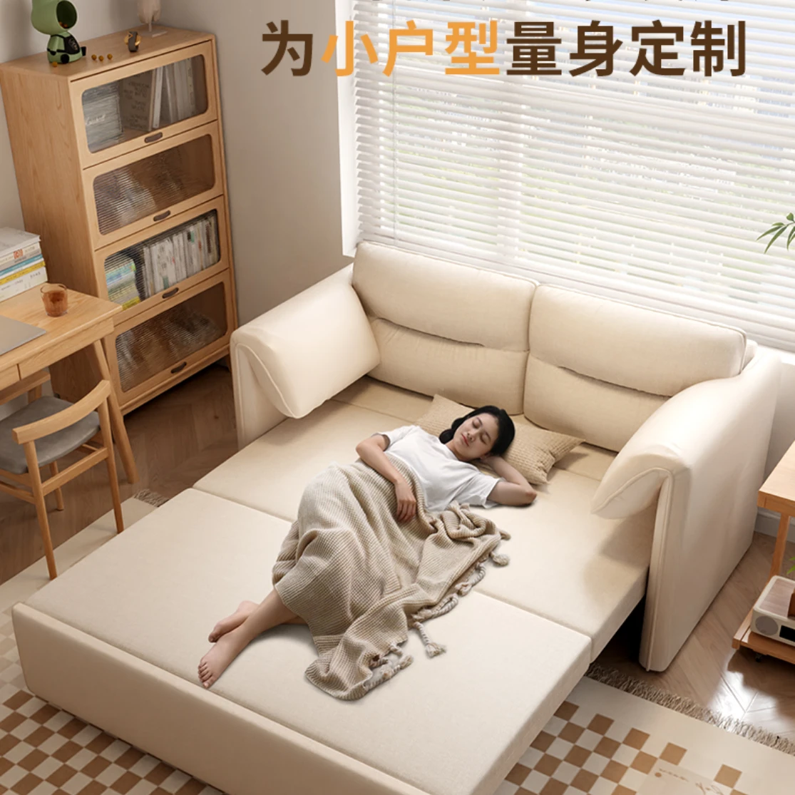 

Диван-кровать складная двойного назначения Выдвижная кровать гостиная двойной диван