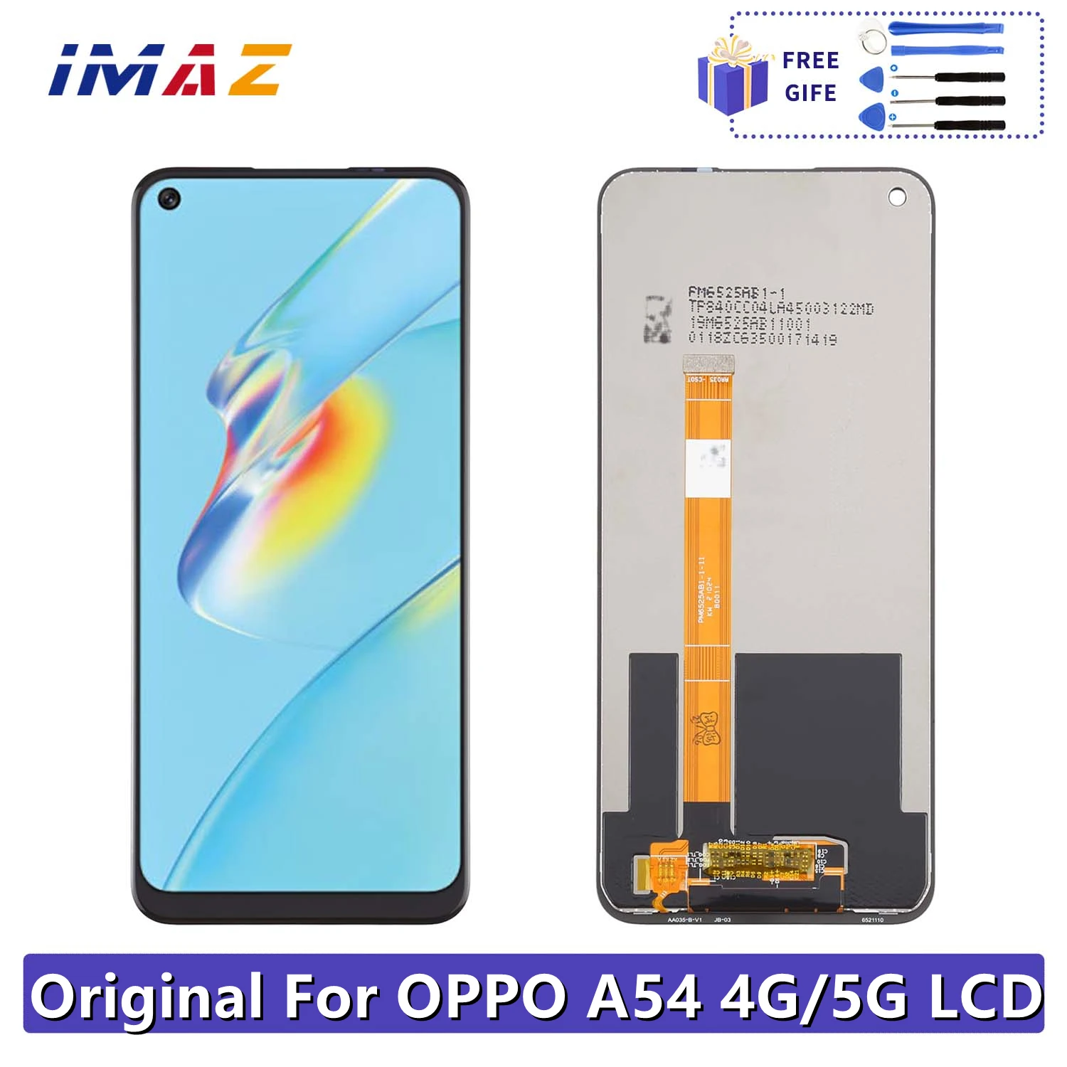 6.5 "Originale Nuovo Per Oppo A54 4G Display Lcd Cornice Touch Panel Digitizer Per Oppo A 54 5G Cph2195 Sostituzione Display