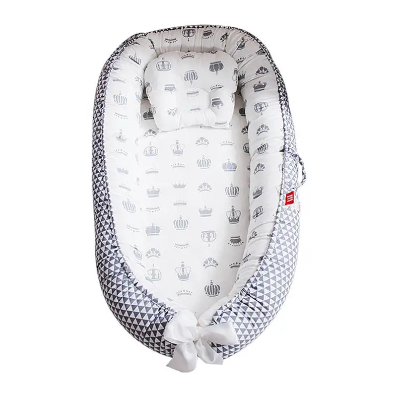 

Portable Soft Cotton Baby Nest Playpen Bed Cradle Newborn Crib Cushion Bassinet Stroller Fence With Bag Travel