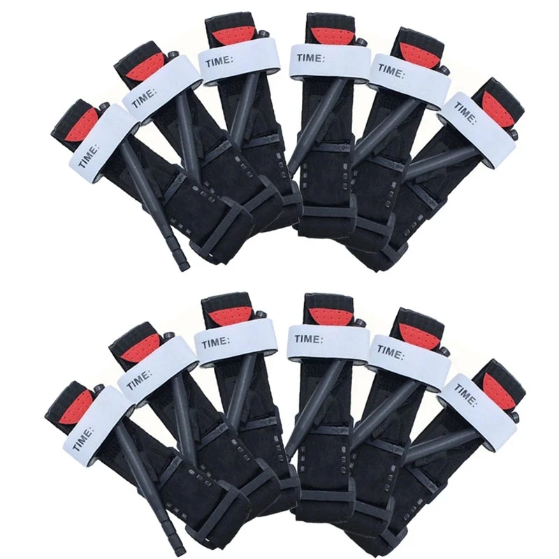 

1/12 Pcs Emergency Tourniquet Outdoor Portable First Aid Quick Slow Release Tourniquets CAT Medical Tactical Equipment 65/95CM