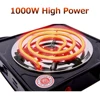 1000W Iron Burner Electric Stove Hot Plate Portable Kitchen Cooker Coffee Heater Milk Soup Durable Asjustable Quick 1