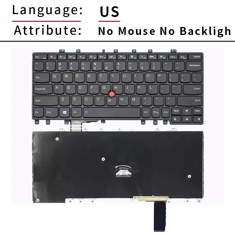 Enhanced Keyboard for ThinkPad Yoga Series - No Pointer, No Backlight