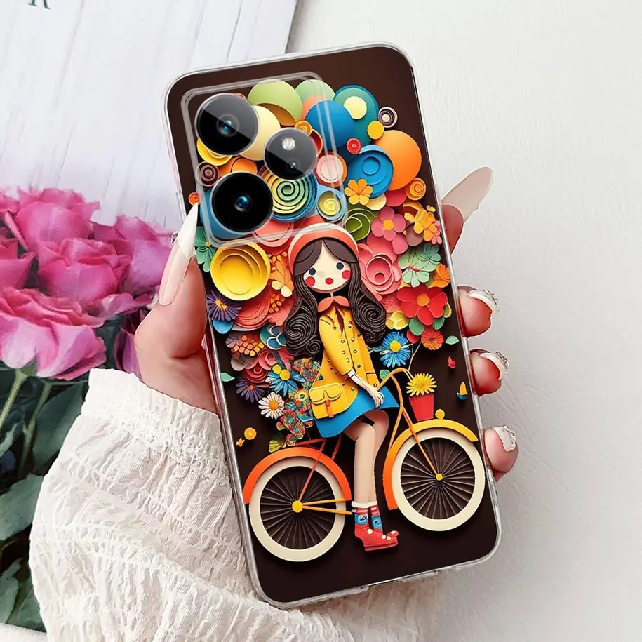 Elegant Flower Marble Soft Silicone Phone Case - New Fashion Design