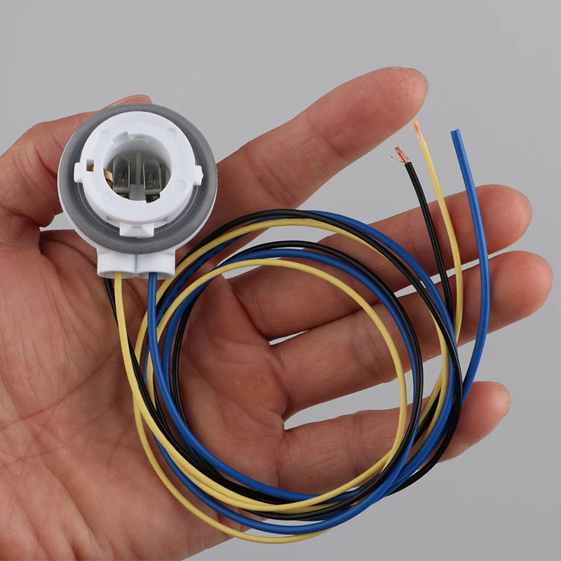

1Pcs 1157 P215W Bulb Socket Adapter For Car Brake Light Lamp Holder Base Connector Accessories