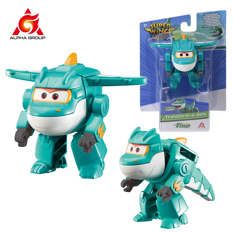 thumbnail image 1 of Figuras de acción de Super Wings de 2" a escala minitransformables, aviones de deformación de anime, juguetes de transformación para niños, regalos, 36 tipos, 1 of 5