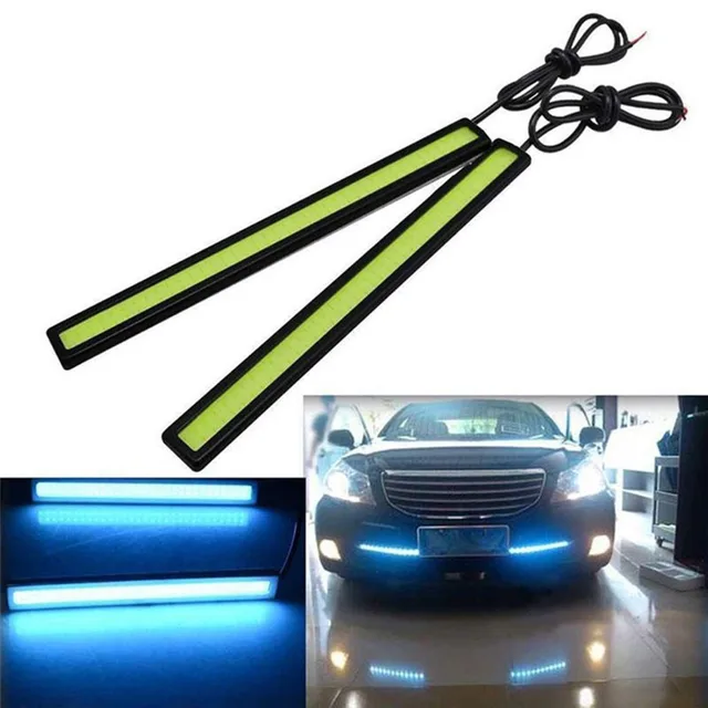 Enhance your cars style and safety with the 2*COB LED Light Bar Lamp