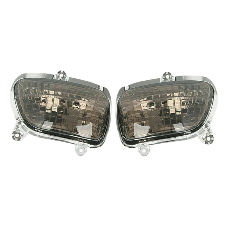 

1 Pair Smoked Lens Front Left & Right Turn Signal Light Fit for Honda Goldwing GL1800 F6B 2013 2014 2015 2016 2017