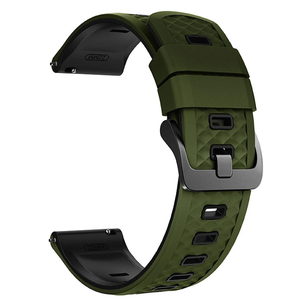 22mm Easy Fit Silicone Strap Wristband - Soft Replacement Bracelet