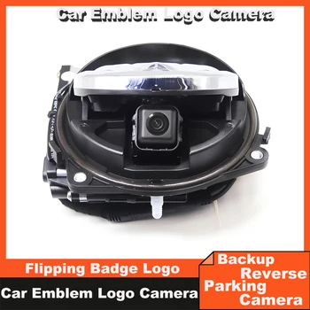 Distintivo per auto Flip Reverse Logo Fotocamera Visione notturna per Golf MK6 MK7 GTI Polo Passat B7 B8 Beetle EOS T-Roc Telecamera posteriore per parcheggio