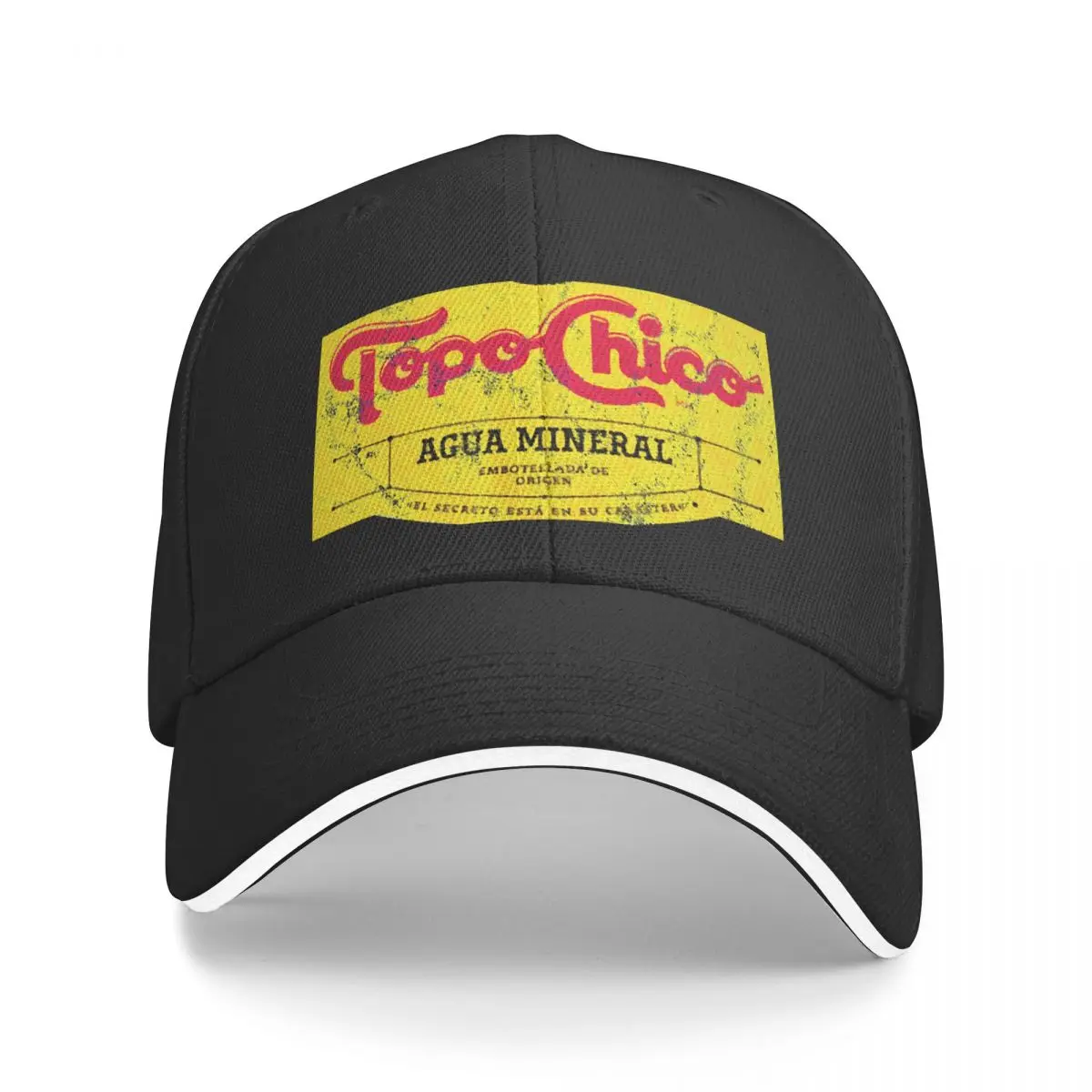 

Новинка, Классическая бейсболка Topo Chico agua с минеральным логотипом (блестящая минеральная вода)
