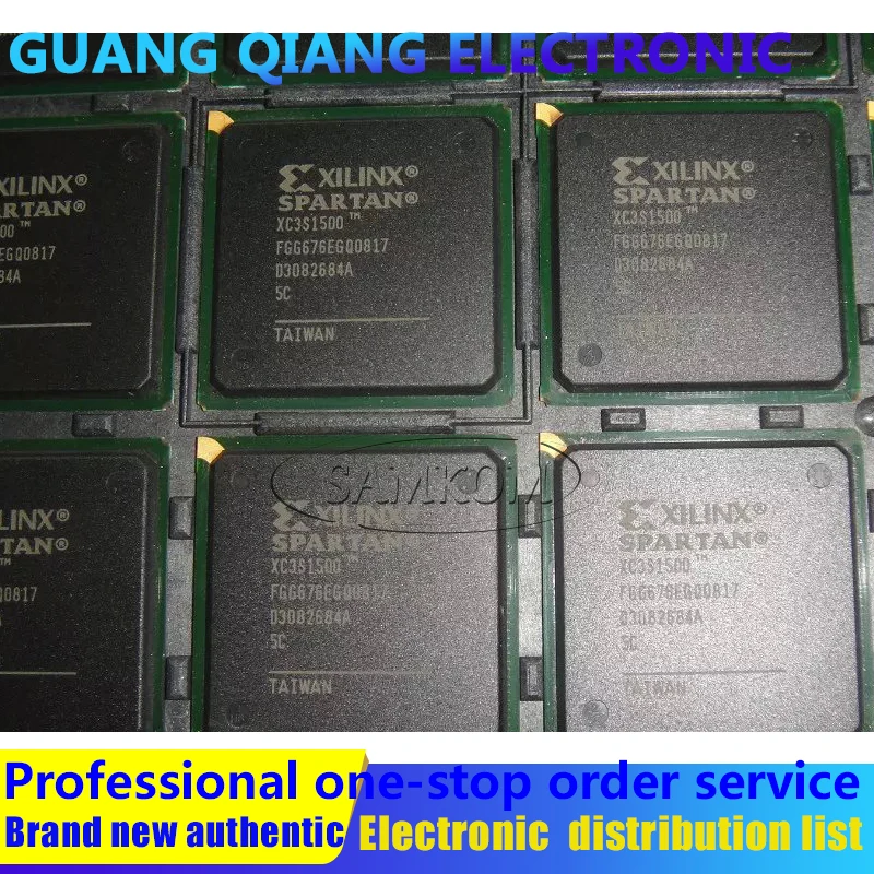 

1 шт XC3S1500-5FGG676C IC FPGA 487 I/O 676FBGA