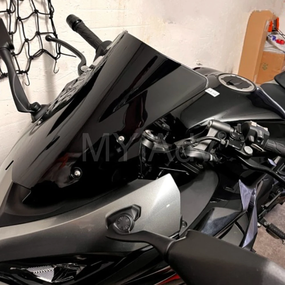 오토바이 윈드 스크린 윈드 실드 윈드 디플렉터 프로텍터 바이저 Viser For Kawasaki Z1000 SX 2017-2024 For Ninja1000 Z1000SX