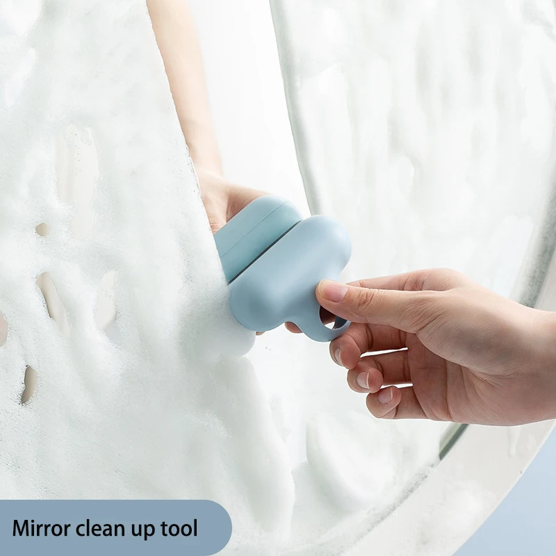 Mini Glass Cleaning Tool Bathroom Mirror Clean Brush Hand Held