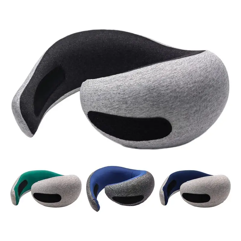 

Travel Neck Pillow U-shaped Travel Pillow Comfortable Airplane Pillow Neck Support Memory Foam Headrest Soft Cushion supplies