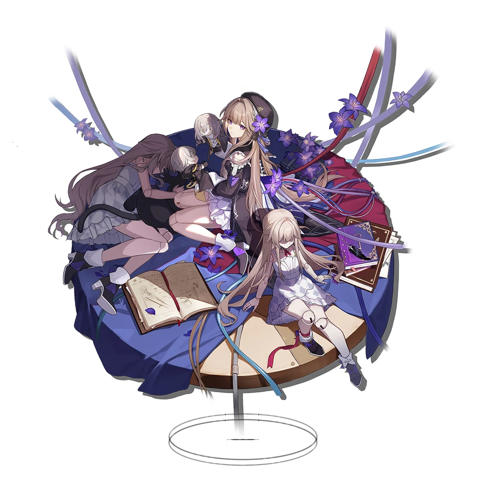 Honkai: Star Rail March 7th Acrylic Stand – Anime Fan Collectible and Cosplay Gift Keychain