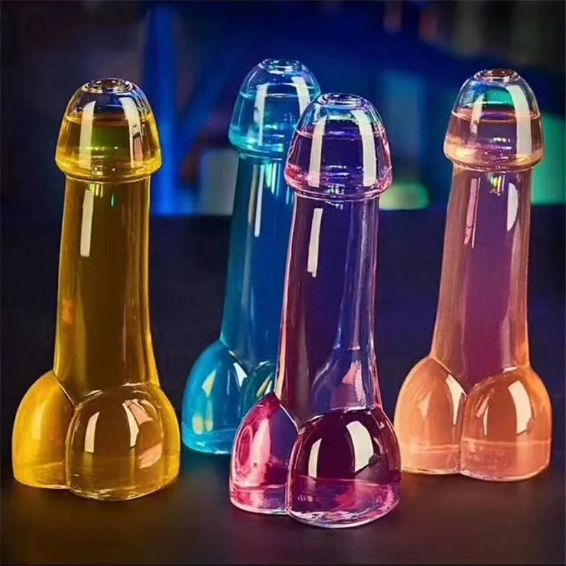 Bachelorette Novelty Male Penis Unique Shape Glass Wine Sexy Bottle - China  Bachelorette Party and Party Supplies price