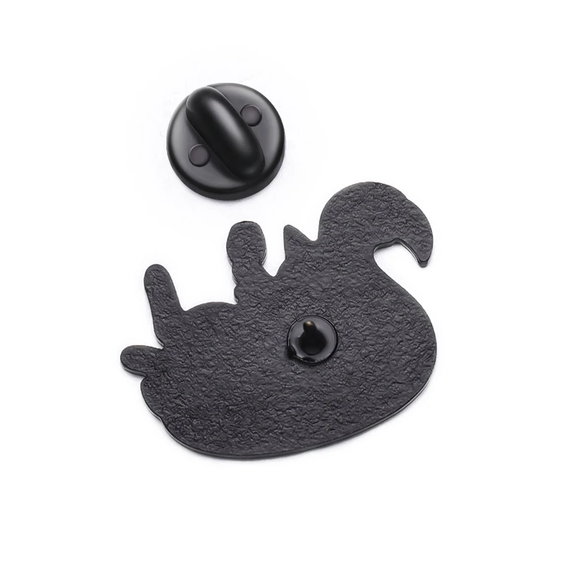 Ich liebe miauen Emaille Pins benutzer definierte Ölgemälde gute Stimmung Broschen Revers Abzeichen Cartoon Tier Spaß Schmuck Geschenk Freunde – Detail 2