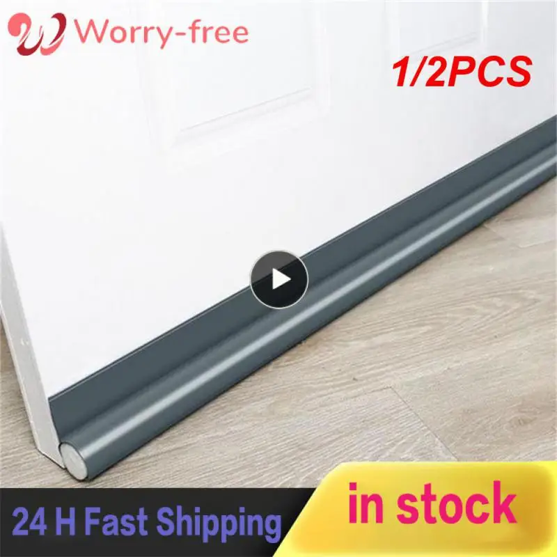 

1/2PCS Save Money And Effort Door Seal Door Seam Wear-resistant Leather Door Seam Energy Saving And Sound Insulation