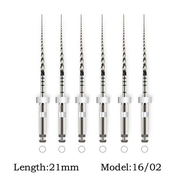 Enhanced Dental Endodontic NiTi File System for Effective Treatment - 6 Pieces/Box