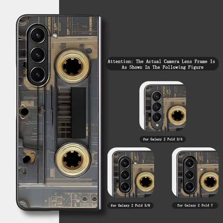 Retro Cassette Tape Design Phone Cover