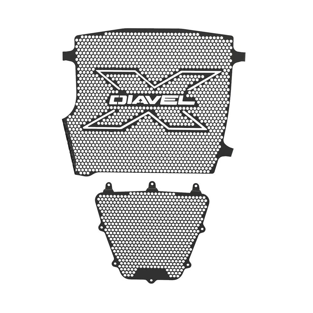 

Motorcycle 2024 2023 2022 21 Radiator Grille Cover Oil Cooler Guard Set For Ducati XDiavel Dark/S/Nera/Black Star X-DIAVEL 21-24