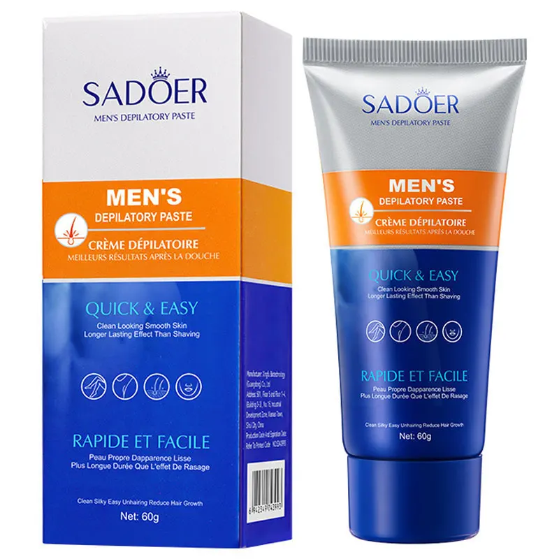 Men's Hair Removal Cream Hair Growth Inhibitor Face Beard Private Parts Armpit Arms Legs Permanent Epilator Painless Depilatory
