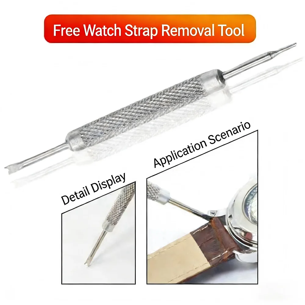 High-Quality Stainless Steel Watchband Spring Bar Set - 144-360 Pieces, 1.5mm Diameter, 8mm-25mm Length