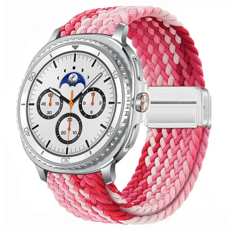 Braided Nylon Solo Loop Bracelet - Magnetic Sports Strap