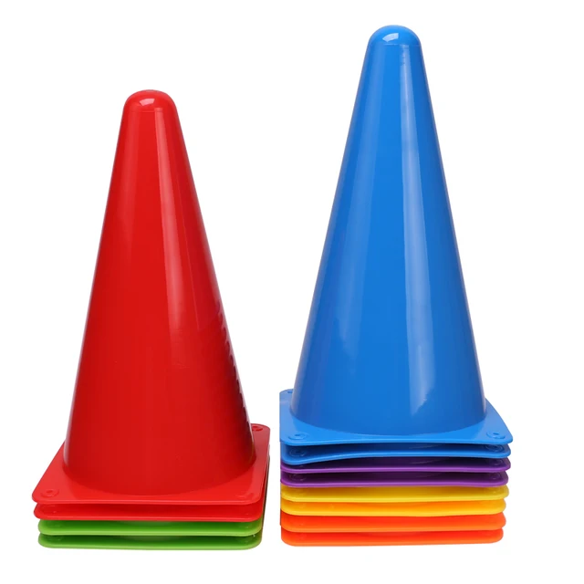 12PCS Durable Sports Football Accessories Soccer Training Marker Equipment Agility Cones 12PCS Durable Sports Football Accessories Soccer Training Marker Equipment Agility Cones