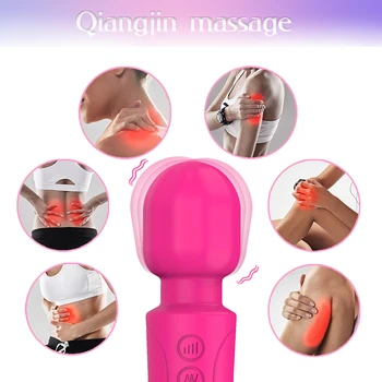 20 Modes Dildo Erotic Toys for Adult 18 Mini Powerful Vibrator AV Magic Wand Vibrators Sex Toys for Woman Clitoris Stimulator 1