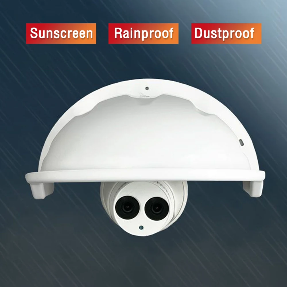 Security Camera Cover Protective Covers Shield Wall Outdoor Dome Camera Waterproof Cover Rainproof Case Surveillance Camera Protection Security Shell