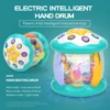 Baby multifunctional light and music hand drum, rotating projection drum early education machine, educational toy 2