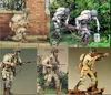 1/35 Scale Die-cast Resin DIY Model Assembly Kit   6 People Including  Model Toys Unpainted Free Shipping 1