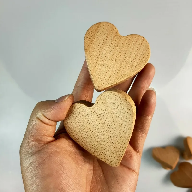 Mooie Houten Hartvorm Handgrepen Voor Kasten En Kasten Kinderkamer Kasten Deur Trekt Decoratie Meubelen Hardware