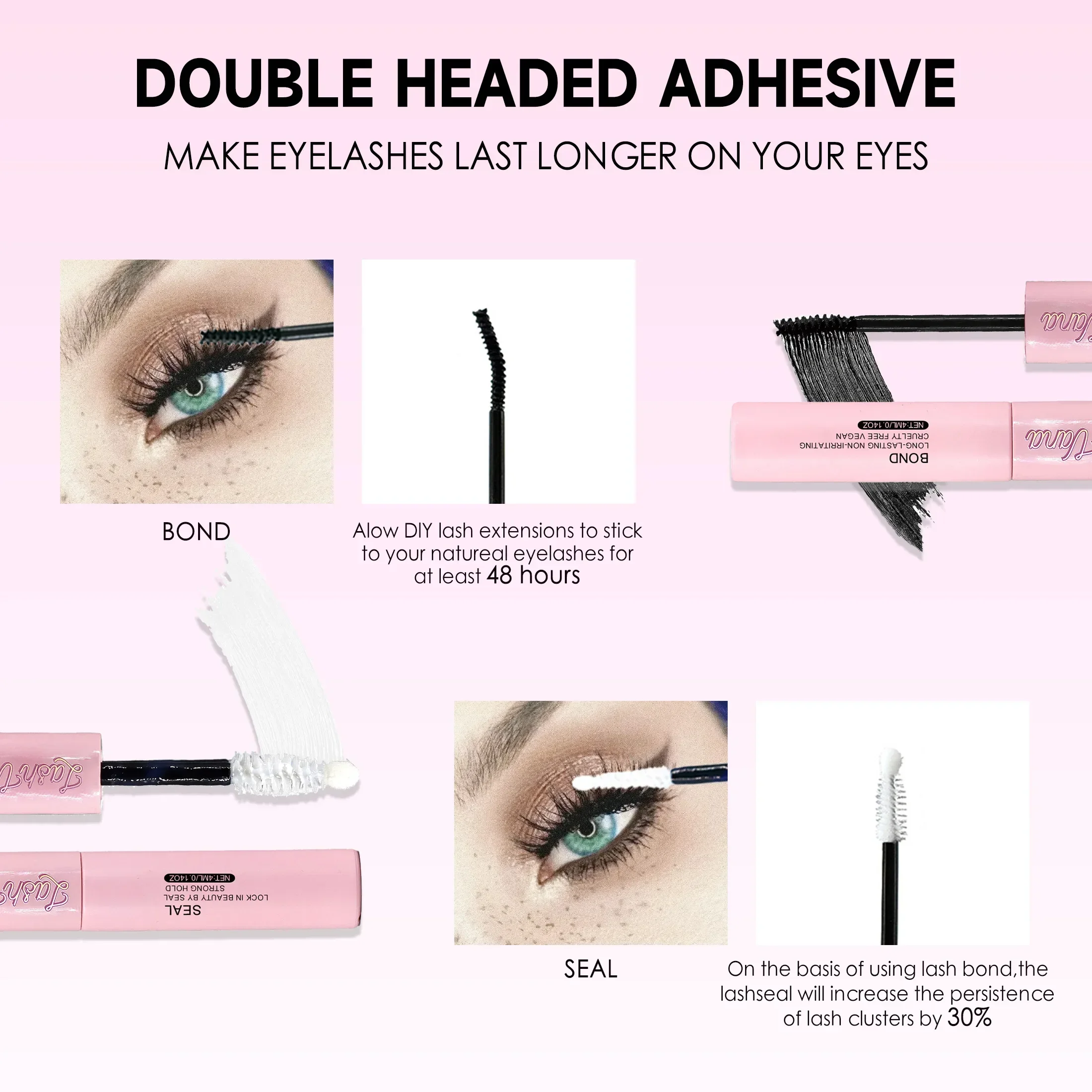 DIY Cluster Extension Lashes Kit 240 Bunches Individual Lashes Set Wispy Fluffy False Eyelashes Glue and Tweezer fake eyelashes lash extension kit eyelash set