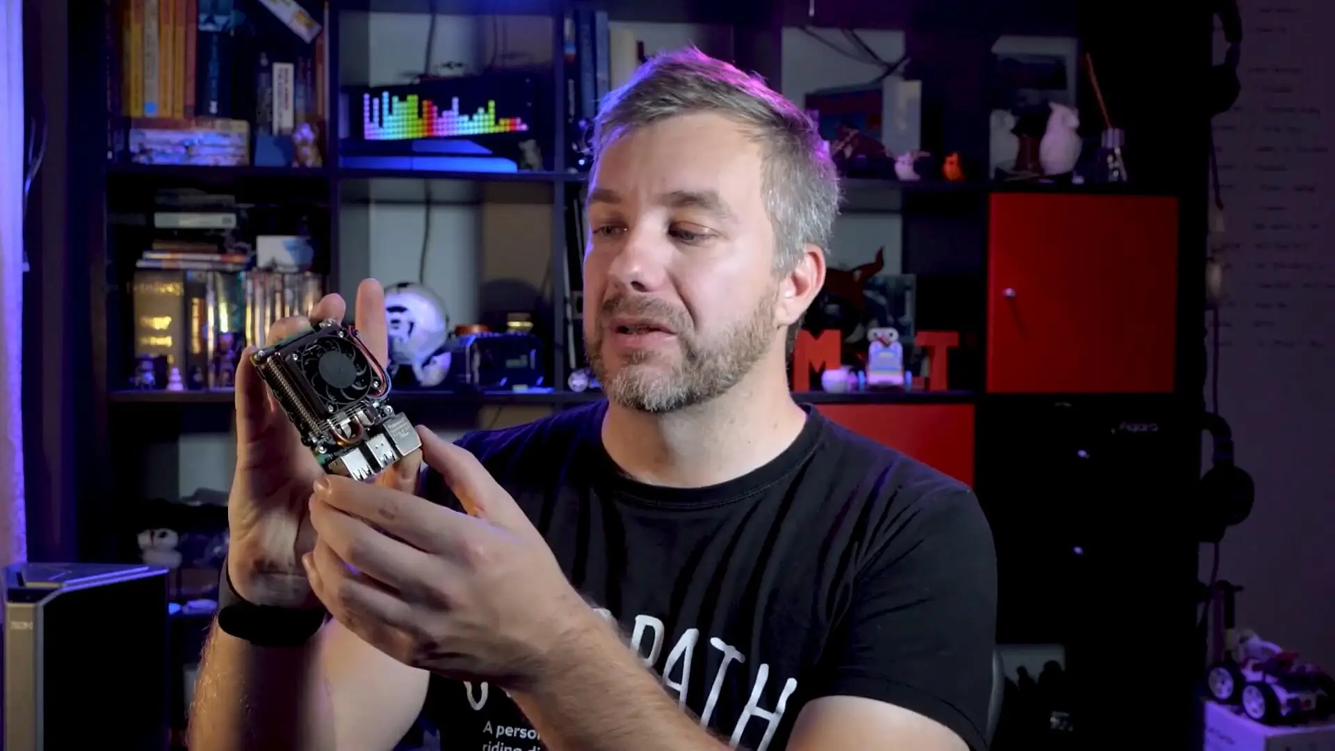 Raspberry pi 4b Ventilador Ultra Fino Torre de Gelo Cooler Cpu Modelo b Novo - Imagem 4
