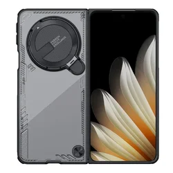 Nillkin Iceblade Transparent Clear Case with Stand and Lens Protection - OPPO Find N5 (Iceblade Black)