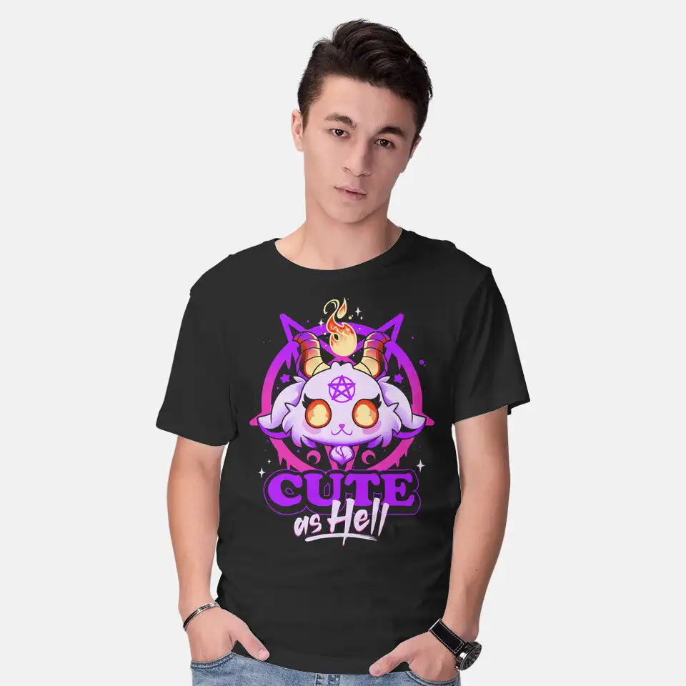 

Cutest Little Devil Anime Graphic T-shirts For Men Clothing Women Short Sleeve Tees New Arrivals Unisex Summer