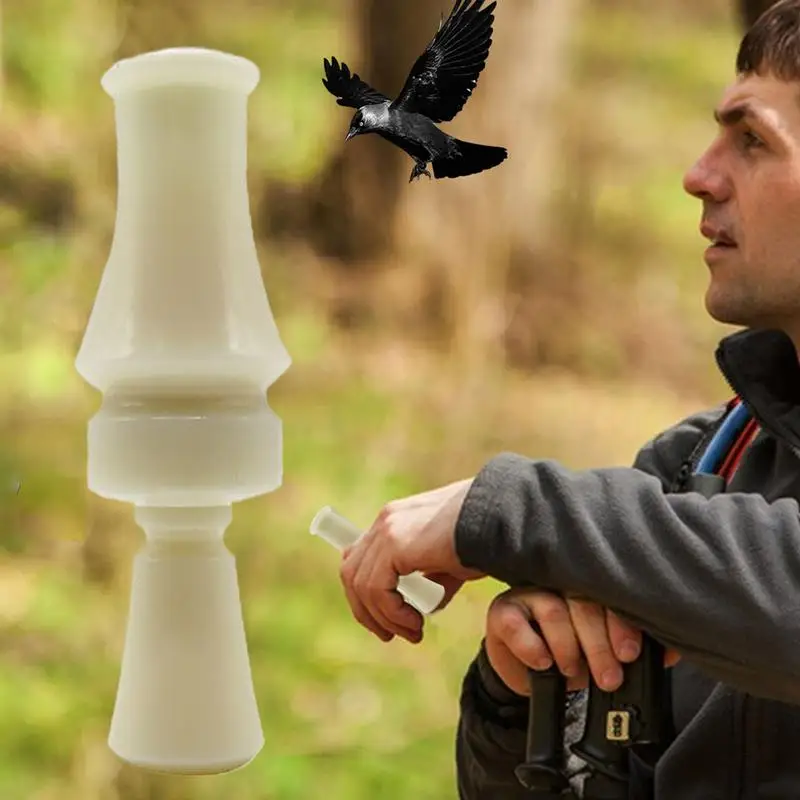 Sifflet corbeau simulateur de son réaliste - Outil de chasse et appât extérieur efficace