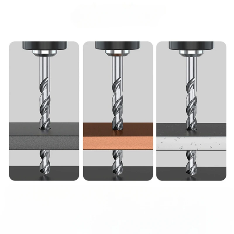 2/5PCS/Set 3/4/5/6/8/10mm HSS 4241 Twist Drill Bit 100mm Length With 6.35mm Quick Change Hex Shank For Wood Metal