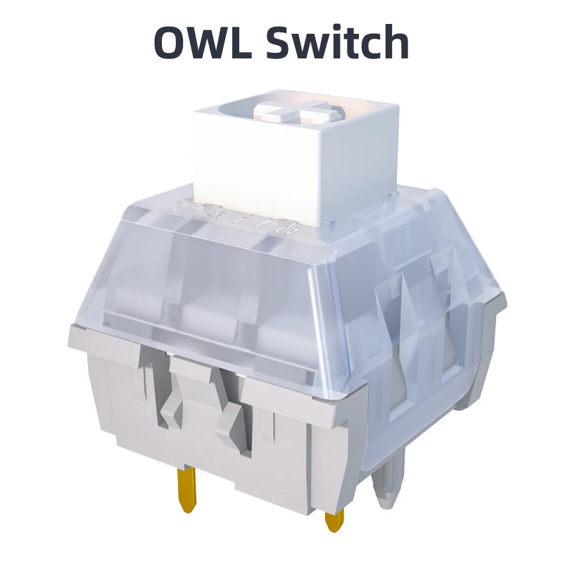 Kailh Box Owl White Waterproof Mechanical Keyboard Switches - 5 Pins, Available in Multiple Quantities