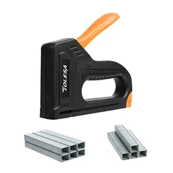 Versatile Light Duty Staple Gun for Upholstery and Crafting with 1200 Staples (With 1200 Staples)