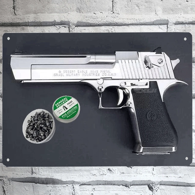 Desert Eagle Pistol Classical Scatter Military 9.1Mm Caliber 50Ae 402M/s Tin Sign 8*12inch |