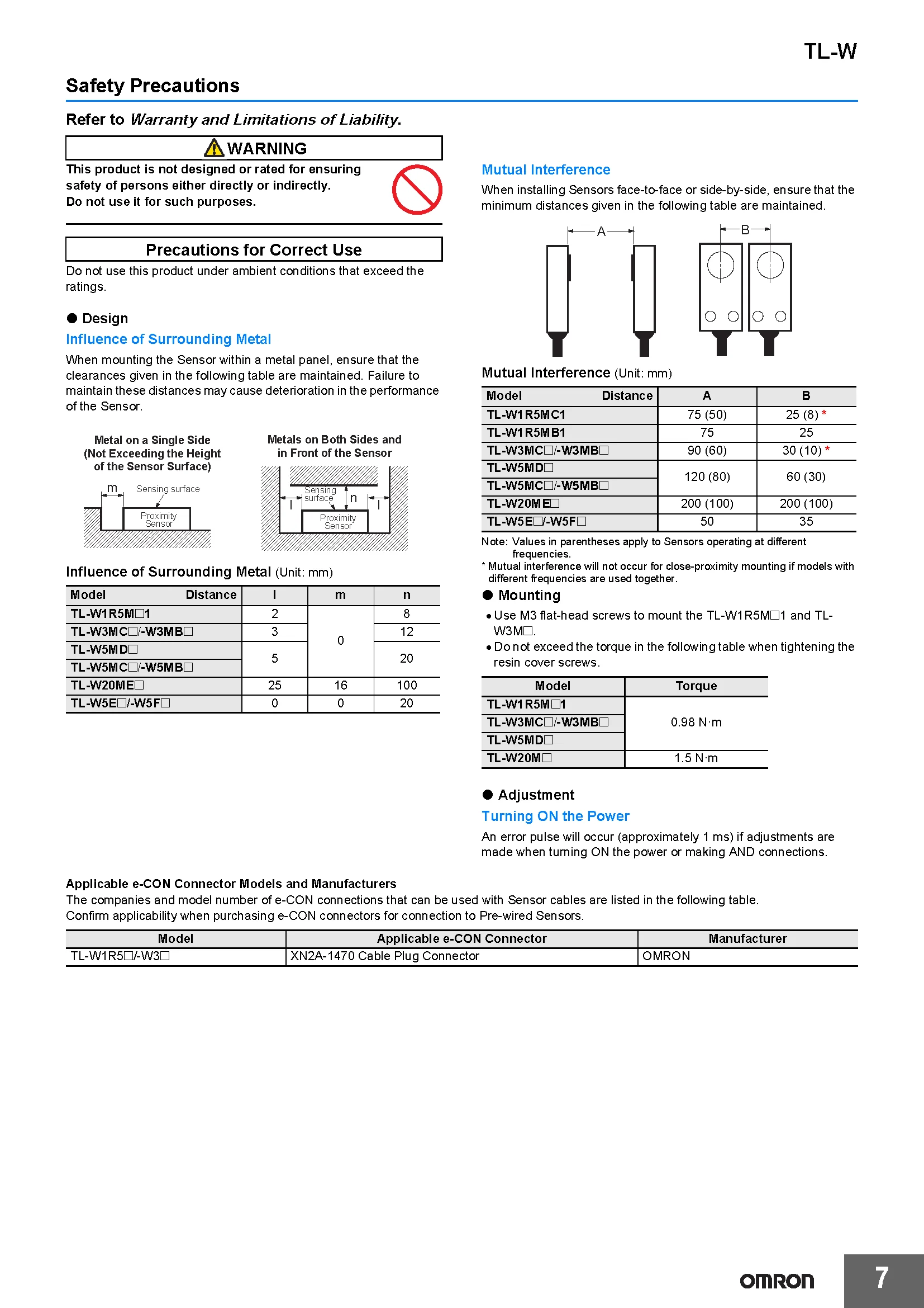 OMRON Authentischer Original-Näherungsschalter TL-W1R5MC1 W3MC1 W5MC1 W3MB1 W5MD1 W5E1 W5MC2 W5F1 W5MD2 W3MB2 W20ME2 W5E2 – Detail 5