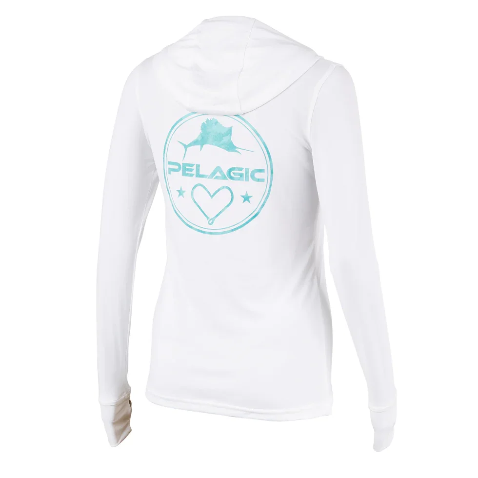 PELAGIC Fishing Shirts Women's Sun Protection Long Sleeve T-Shirts