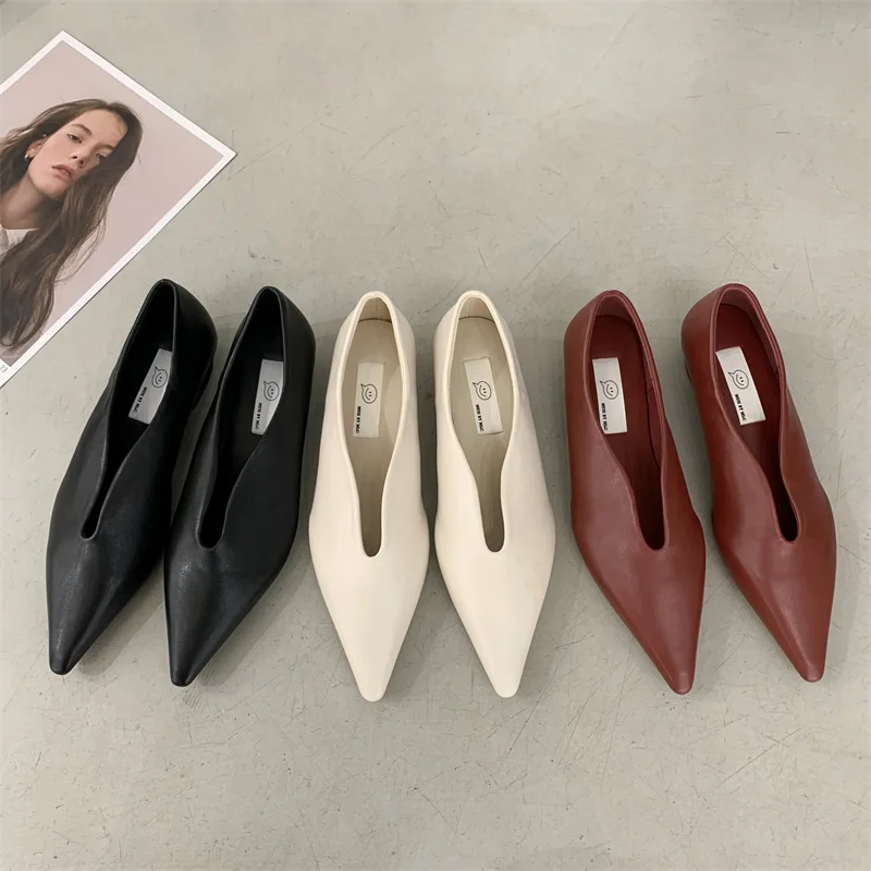Women Pointed Toe Flats Sandals Spring Summer Retro Casual Walking Shoes women sandals,women loafers