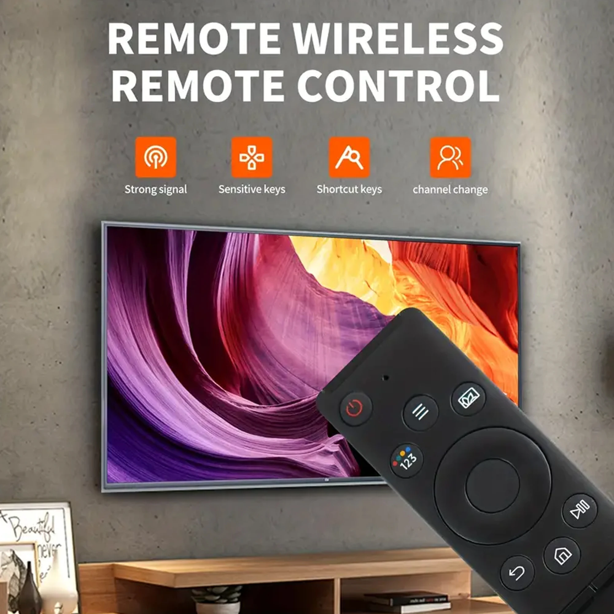 Universal Remote Control for Smart TVs with Streaming Support